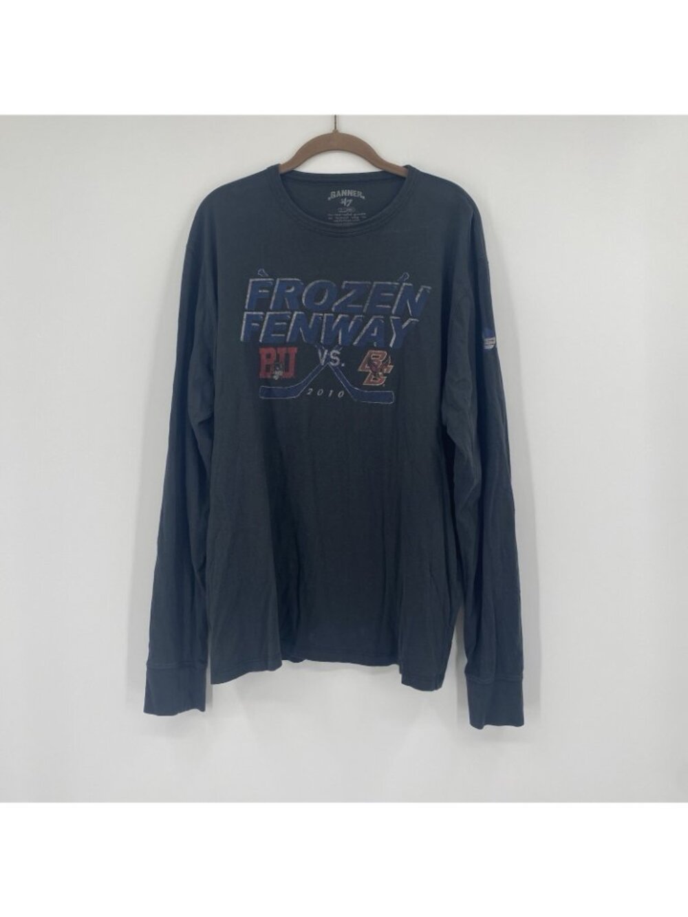 Boston College Frozen Fenway 2010 Hockey East '47 Twins Long Sleeve T-shirt XL - Picture 7 of 12